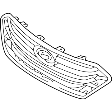 86351-2W000 Hyundai Front Radiator Grille Illustration 1 of 1