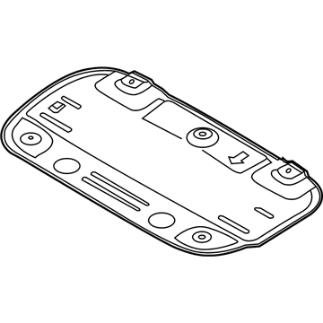 28795-J3100 Hyundai Panel-Heat Protector Illustration 1 of 1