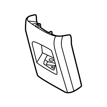 Hyundai 84640-CW500-NNB Rear Console Cover Assembly 84640-CW500-NNB Hyundai Rear Console Cover Assembly Illustration 1 of 1