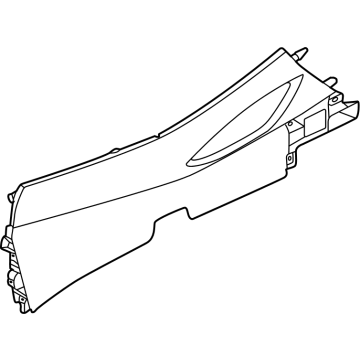 84690-CW000-MMH Hyundai Console Garnish Assembly Left Hand Illustration 1 of 1