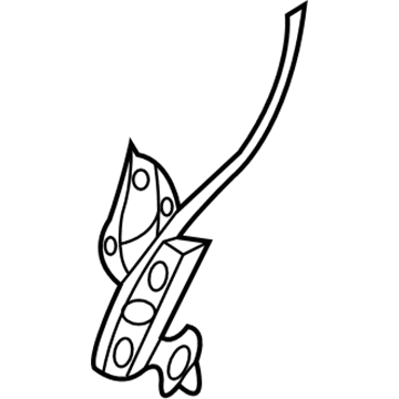 Hyundai 83950-4D000 Roller Arm Assembly-Rear Door Lower,LH 83950-4D000 Hyundai Roller Arm Assembly-Rear Door Lower,LH Illustration 1 of 1