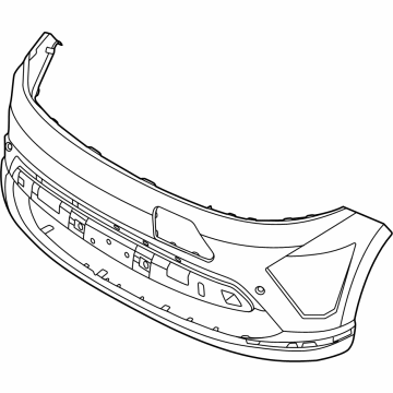 Hyundai 86510-BF000 COVER ASSY-FR BPR UPR 86510-BF000 Hyundai COVER ASSY-FR BPR UPR Illustration 1 of 1