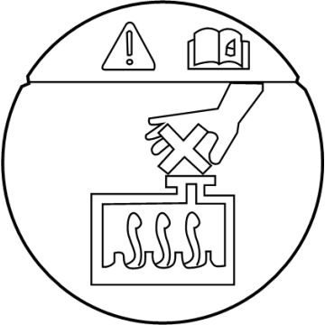 25388-B1000 Hyundai Label Illustration 1 of 1