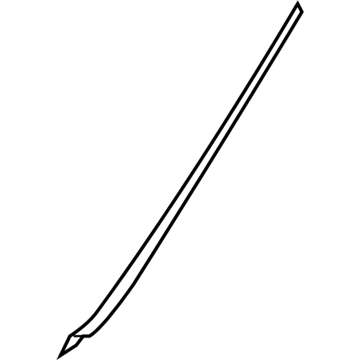 86132-B8000 Hyundai MOULDING Assembly-Windshield Side,RH Illustration 1 of 1