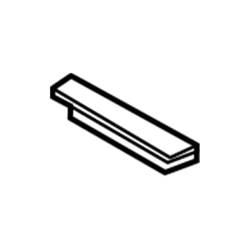 86114-2W000 Hyundai Pad-Windshield Glass Illustration 1 of 1