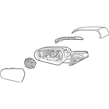 Hyundai Veloster N Car Mirror - 87620-K9030