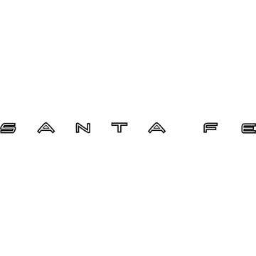 2024 Hyundai Santa Fe Hybrid Emblem - 86310-P6100