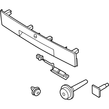 Hyundai 873D0-R6000 GARNISH SUB ASSY-TAILGATE 873D0-R6000 Hyundai GARNISH SUB ASSY-TAILGATE Illustration 1 of 1