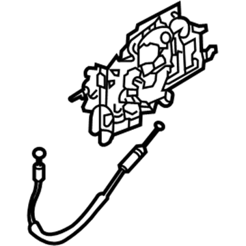 81440-4D502 Hyundai Remote Controller Assembly-Rear Door Illustration 1 of 1