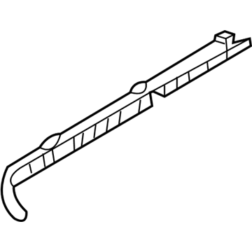 Hyundai 83910-4D000 Rail-Rear Door Center,LH 83910-4D000 Hyundai Rail-Rear Door Center,LH Illustration 1 of 1