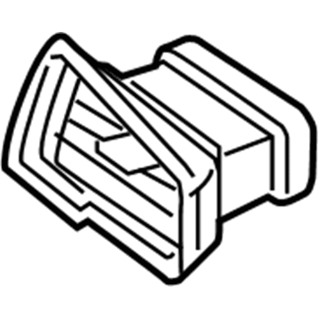 Hyundai 97480-C2AA0-ZL5 Side Air Ventilator Duct Assembly Left Hand 97480-C2AA0-ZL5 Hyundai Side Air Ventilator Duct Assembly Left Hand Illustration 1 of 1