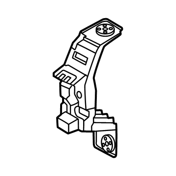 Hyundai 92293-R6000 BRACKET-FRONT CENTER LAMP MOUN 92293-R6000 Hyundai BRACKET-FRONT CENTER LAMP MOUN Illustration 1 of 1