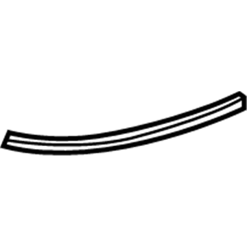 Hyundai 87223-G2000 Lip Assembly-Rear Spoiler RH 87223-G2000 Hyundai Lip Assembly-Rear Spoiler RH Illustration 1 of 1