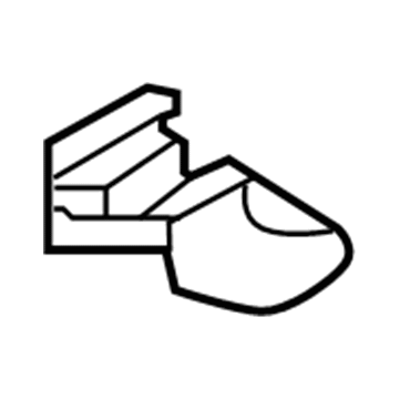 88567-D3000-TRY Hyundai Front Seat Mounting Cover Rear Inner Left Hand Illustration 1 of 1