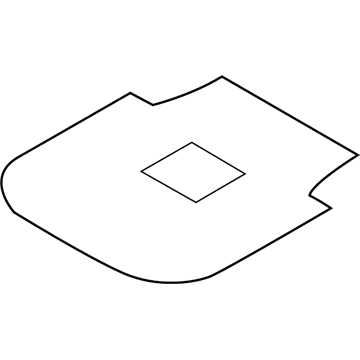 88145-D3000 Hyundai Cover-Front Cushion Anti Noise Illustration 1 of 1