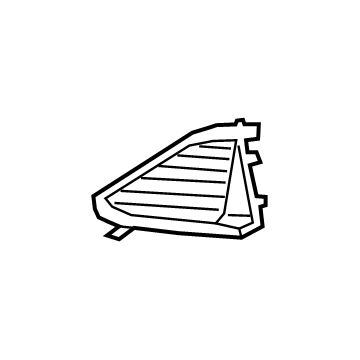 86561-J3000 Hyundai Cover-Blanking Front Fog LH Illustration 1 of 1