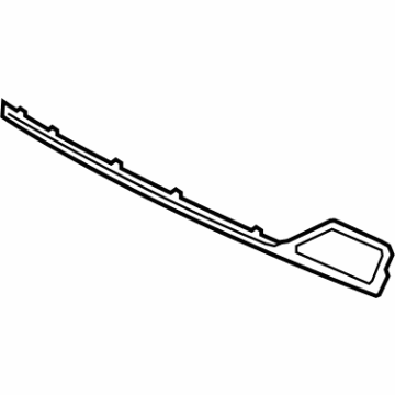84798-D2AA0-VCS Hyundai Plate-Crash Pad,RH Illustration 1 of 1