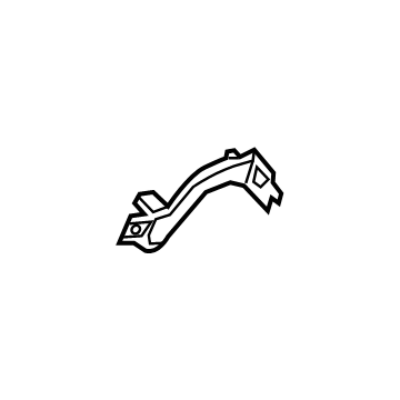 82495-D2000 Hyundai Front Outside Handle Support Bracket Illustration 1 of 1