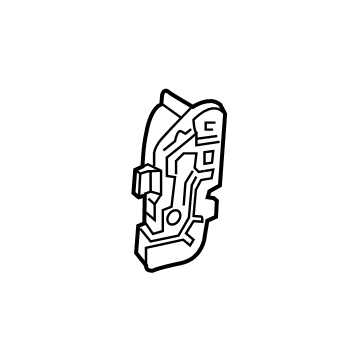 81321-D2730 Hyundai Latch Sub Assembly-FR Dr,RH Illustration 1 of 1