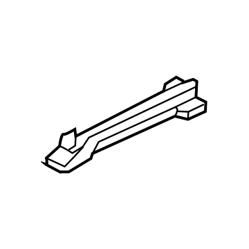 Hyundai 88038-S8010-NNB Leg Cover-Front Seat Outer,LH 88038-S8010-NNB Hyundai Leg Cover-Front Seat Outer,LH Illustration 1 of 1