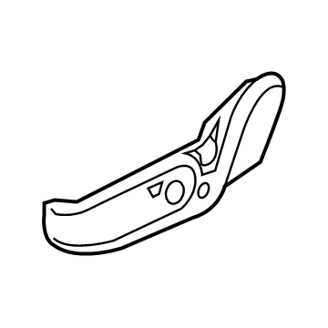 Hyundai 88010-S8010-NNB Front Seat Shield Cover Left Hand 88010-S8010-NNB Hyundai Front Seat Shield Cover Left Hand Illustration 1 of 1