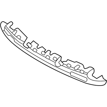 Hyundai 86620-4J000 Rear Bumper Energy Absorber 86620-4J000 Hyundai Rear Bumper Energy Absorber Illustration 1 of 1