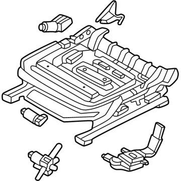 Hyundai 88600-KL510-NNB Track Assembly Right Hand 88600-KL510-NNB Hyundai Track Assembly Right Hand Illustration 1 of 1