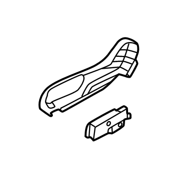 Hyundai 88021-KL030-NNB Front Outer Seat Shield Cover Right Hand 88021-KL030-NNB Hyundai Front Outer Seat Shield Cover Right Hand Illustration 1 of 1