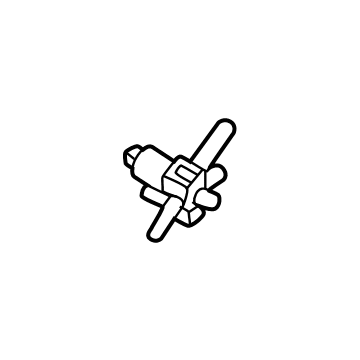 886B6-AA000 Hyundai Tilt Motor Assembly-RH Illustration 1 of 1