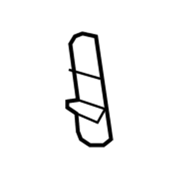 81591-2B000 Hyundai Bracket-Fuel Filler Door Illustration 1 of 1