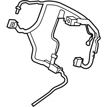 Hyundai 56190-BE300 Extension Wire Left Hand 56190-BE300 Hyundai Extension Wire Left Hand Illustration 1 of 1