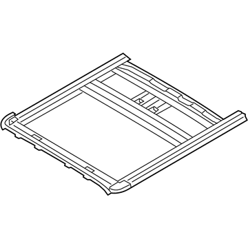 Hyundai 81620-2E000 Sunroof Frame Assembly 81620-2E000 Hyundai Sunroof Frame Assembly Illustration 1 of 1