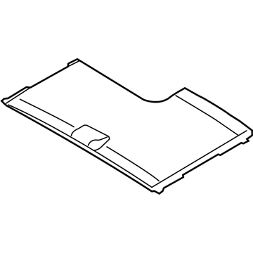 Hyundai 81666-2E000-GF Sunroof Sunshade Assembly 81666-2E000-GF Hyundai Sunroof Sunshade Assembly Illustration 1 of 1