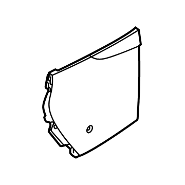 Hyundai 84686-L0000-YTH Rear Floor Consol Side Cover Assembly 84686-L0000-YTH Hyundai Rear Floor Consol Side Cover Assembly Illustration 1 of 1