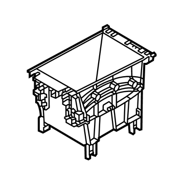 Hyundai 84680-L0000-NNB Console Storage Box 84680-L0000-NNB Hyundai Console Storage Box Illustration 1 of 1