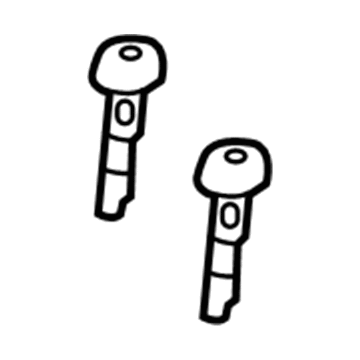 Hyundai 88720-B8000-RYN Guide Assembly-Headrest With Lever 88720-B8000-RYN Hyundai Guide Assembly-Headrest With Lever Illustration 1 of 1