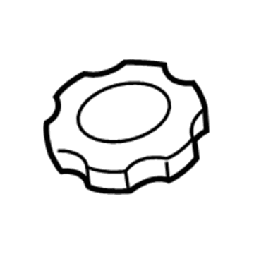 Hyundai 58531-G2000 Reservoir Cap Assembly 58531-G2000 Hyundai Reservoir Cap Assembly Illustration 1 of 1