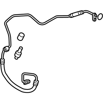 2009 Hyundai Sonata A/C Hose - 97763-3R000