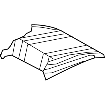 88160-B1110-PHS Hyundai Front Driver Side Seat Cushion Cover Illustration 1 of 1