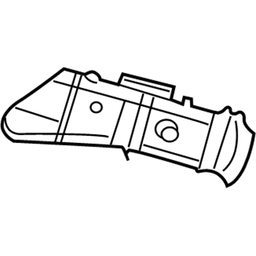 86514-3V000 Hyundai Bracket-Front Bumper Side,RH Illustration 1 of 1