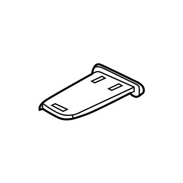 Hyundai 87234-L1000 RR E/PIECE-Roof MLDG,LH 87234-L1000 Hyundai RR E/PIECE-Roof MLDG,LH Illustration 1 of 1