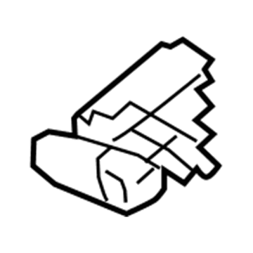 Hyundai 84542-2W000-NBC Glove Box Knob Assembly 84542-2W000-NBC Hyundai Glove Box Knob Assembly Illustration 1 of 1