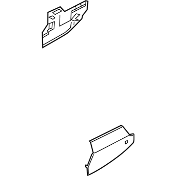 Hyundai 84615-D3AA0-TGG Console Side Cover Right Hand 84615-D3AA0-TGG Hyundai Console Side Cover Right Hand Illustration 1 of 1