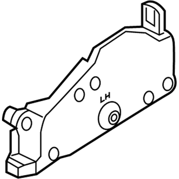 Hyundai 46732-D4100 Bracket Right Hand 46732-D4100 Hyundai Bracket Right Hand Illustration 1 of 1