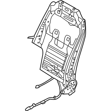 Hyundai 88310-4Z010 Front Seat Back Driver Frame Assembly 88310-4Z010 Hyundai Front Seat Back Driver Frame Assembly Illustration 1 of 1