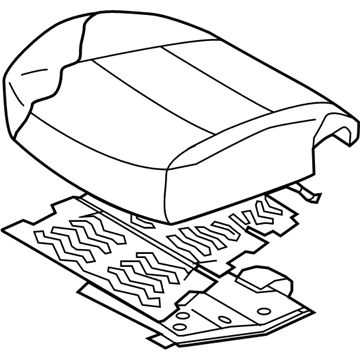 Hyundai Santa Fe Sport Seat Cushion - 88103-4Z531-R3X