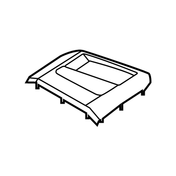 84775-PI000-NNB Hyundai COVER ASSY-HEAD UP DISPLAY Illustration 1 of 1