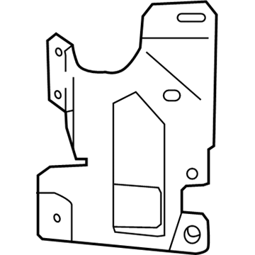 Hyundai 95822-J9000 Bracket-Mounting,RH 95822-J9000 Hyundai Bracket-Mounting,RH Illustration 1 of 1