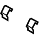 Hyundai 92815-2E000 Mounting Clip-Int Lamp Hyundai 92815-2E000 Mounting Clip-Int Lamp