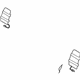 Hyundai 89350-D3000 Rear Seat Back Pad Assembly Left Hand Hyundai 89350-D3000 Rear Seat Back Pad Assembly Left Hand